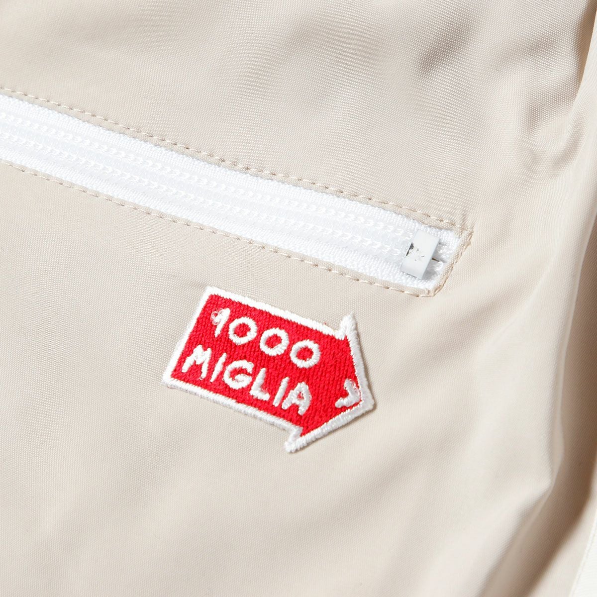 Mille Miglia｜ナイロン タフタ ストレッチ パンツ｜ベージュ