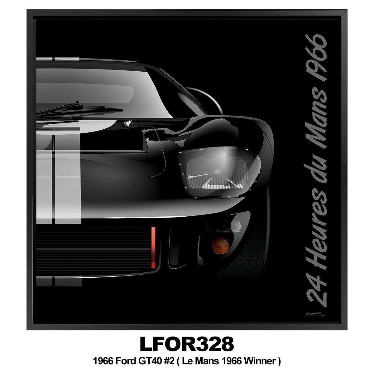 Le Mans 24h｜THE WINNERS（53 × 53cm）｜ポスター｜LFOR328