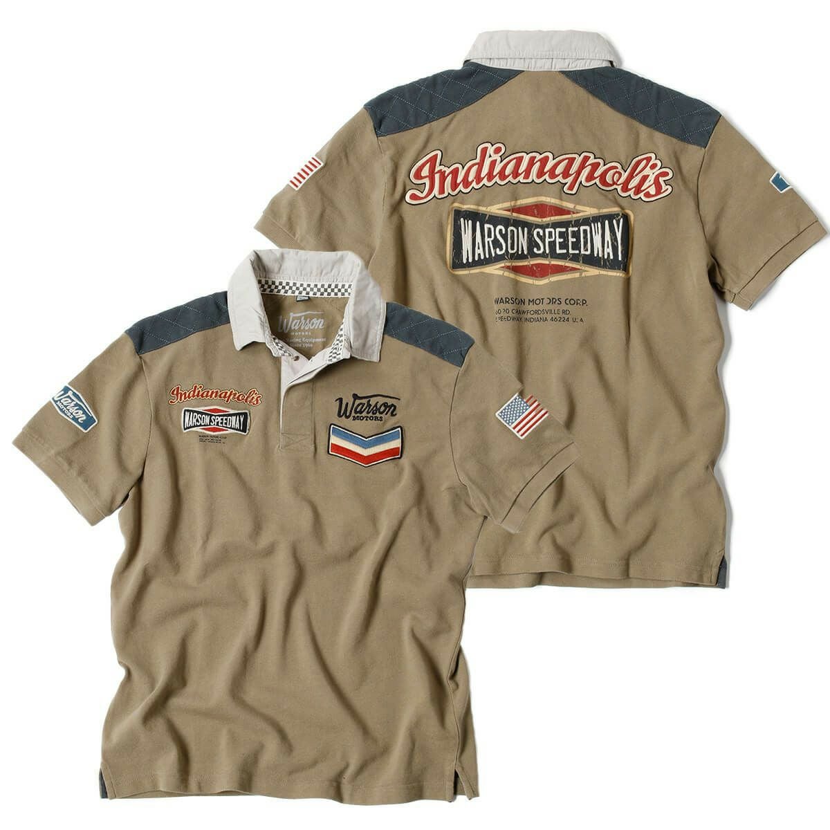 Warson Motors｜インディアナポリス スピードウェイ ポロシャツ｜ポロシャツ