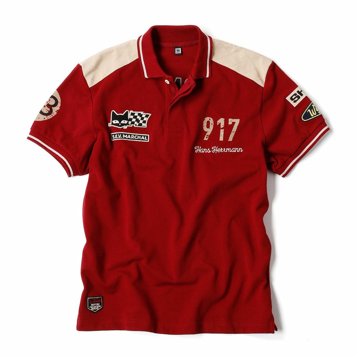 Warson Motors｜ハンス・ヘルマン917ポロ｜ポロシャツ｜レッド