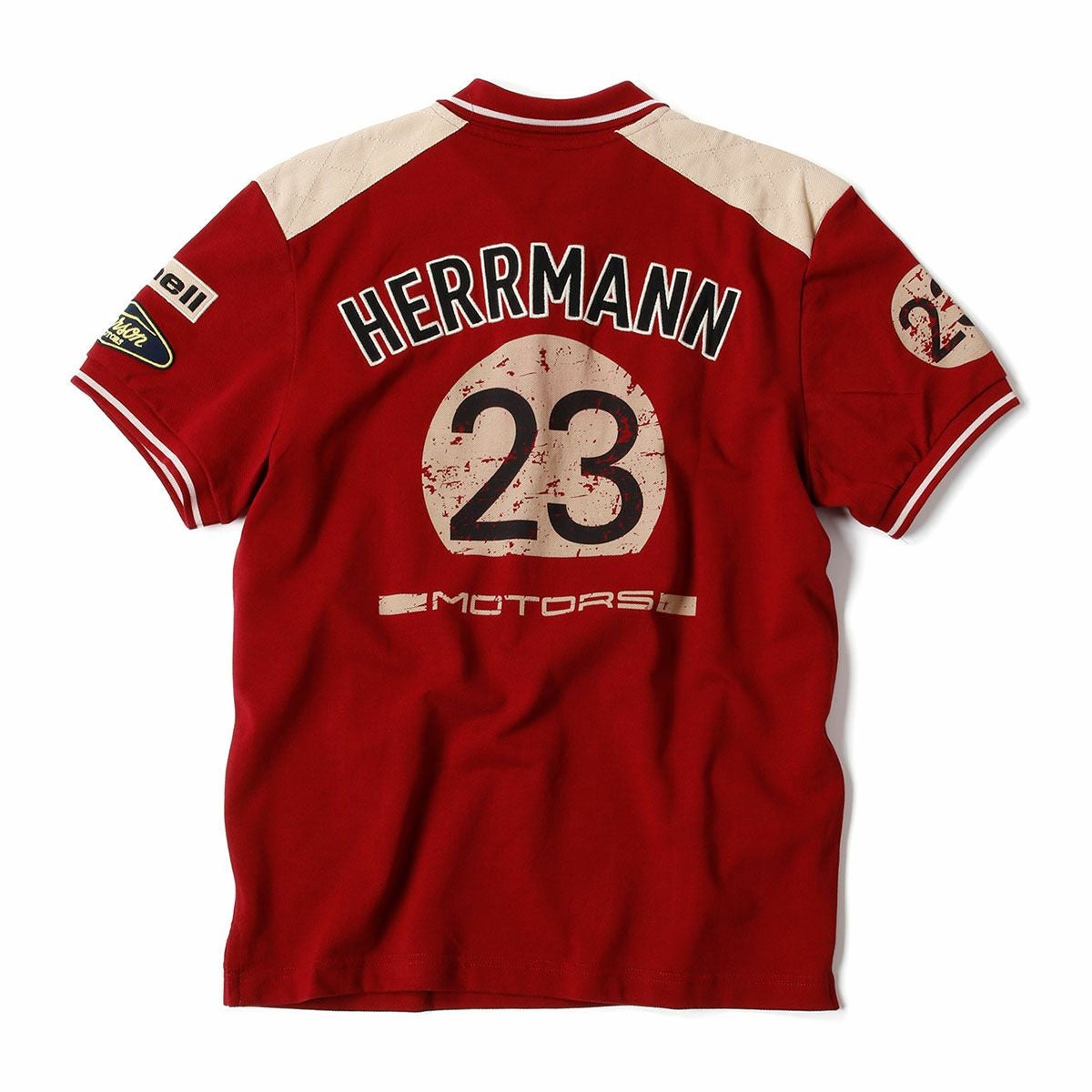 Warson Motors｜ハンス・ヘルマン917ポロ｜ポロシャツ｜レッド