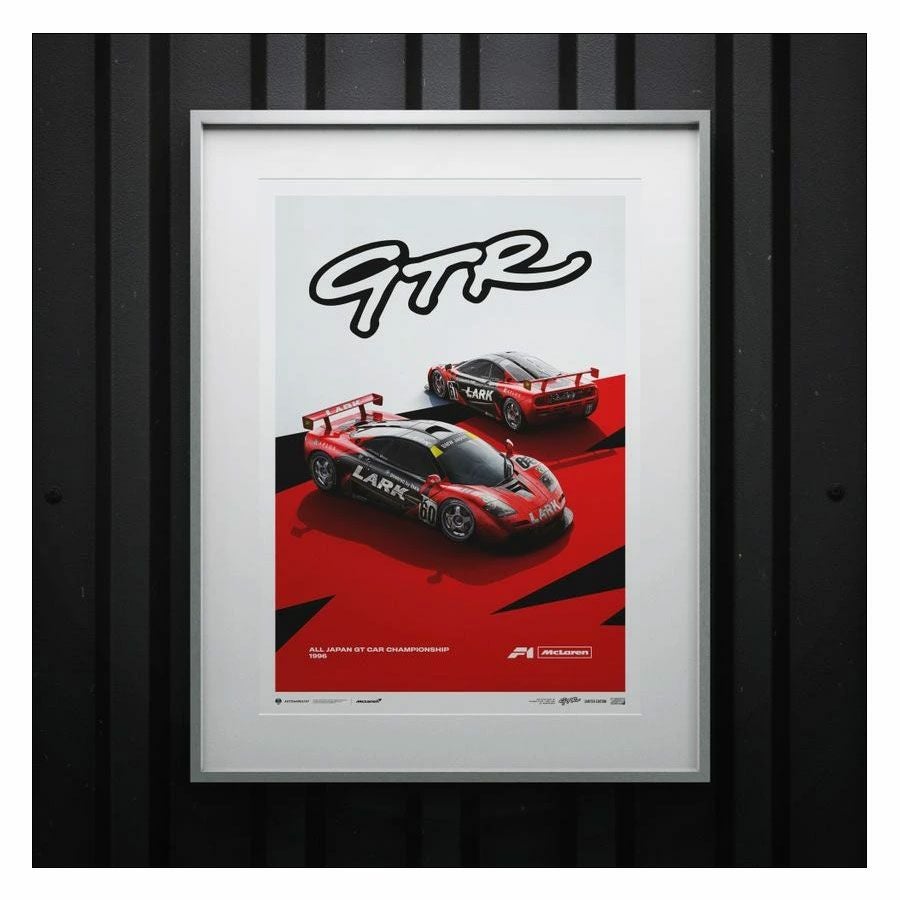 LARK McLaren F1 GTR 1996 JGTC リミテッドエディション ポスター