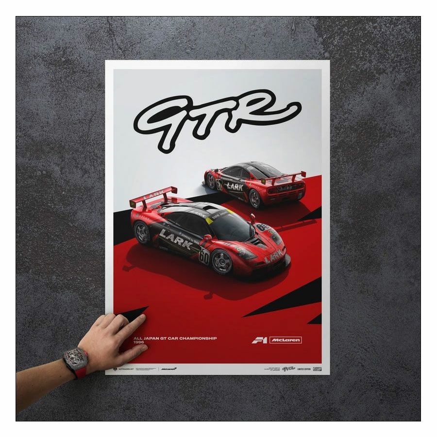 LARK McLaren F1 GTR 1996 JGTC リミテッドエディション ポスター