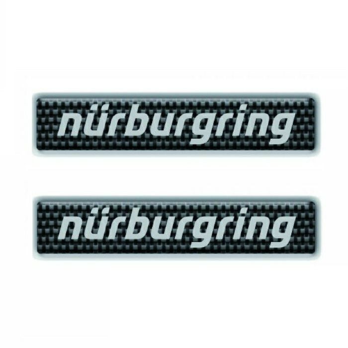 Nurburgring｜ニュルブルクリンク レタリング 3D ステッカー 10cm｜カーボン