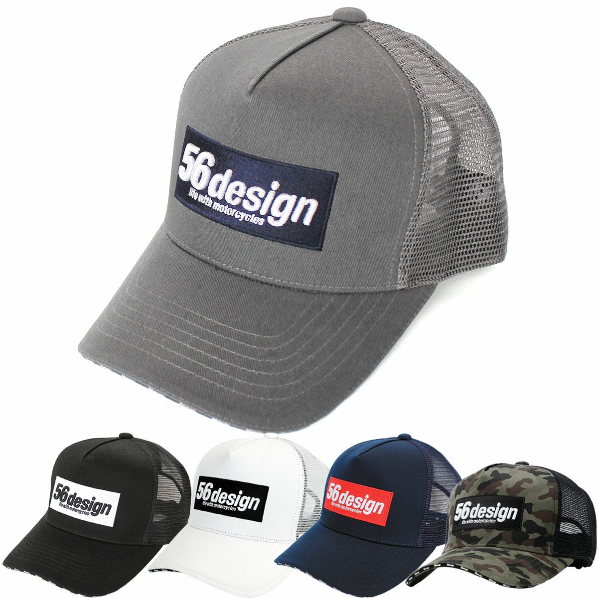 56design｜ボックス ロゴ キャップ｜帽子