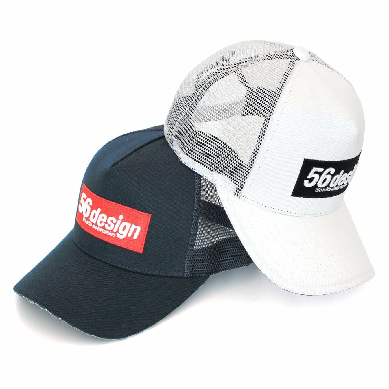 56デザイン ボックス ロゴ キャップ - Motorimoda