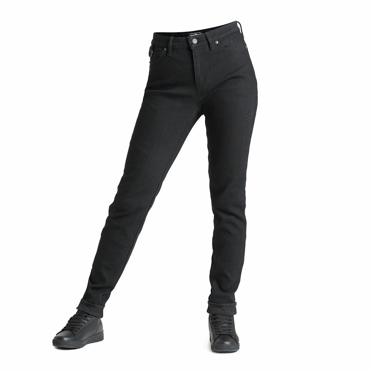 PANDO MOTO｜キッサキ DYN 01｜デニム｜ブラック｜モデル着用