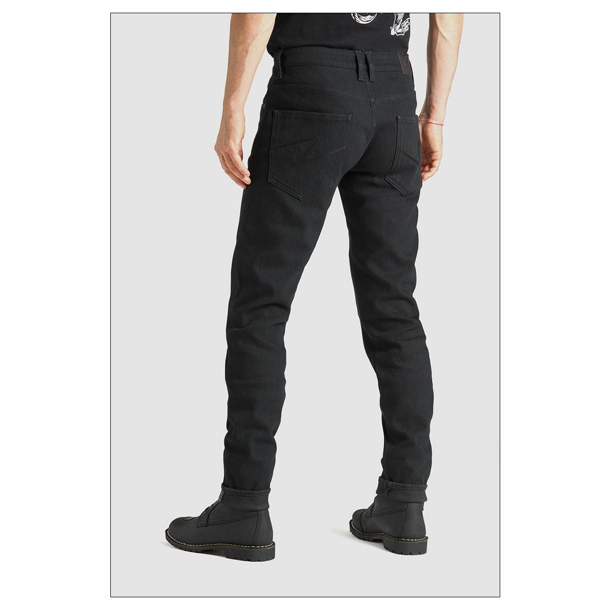 PANDO MOTO｜スチール ブラック 02｜デニム｜ブラック