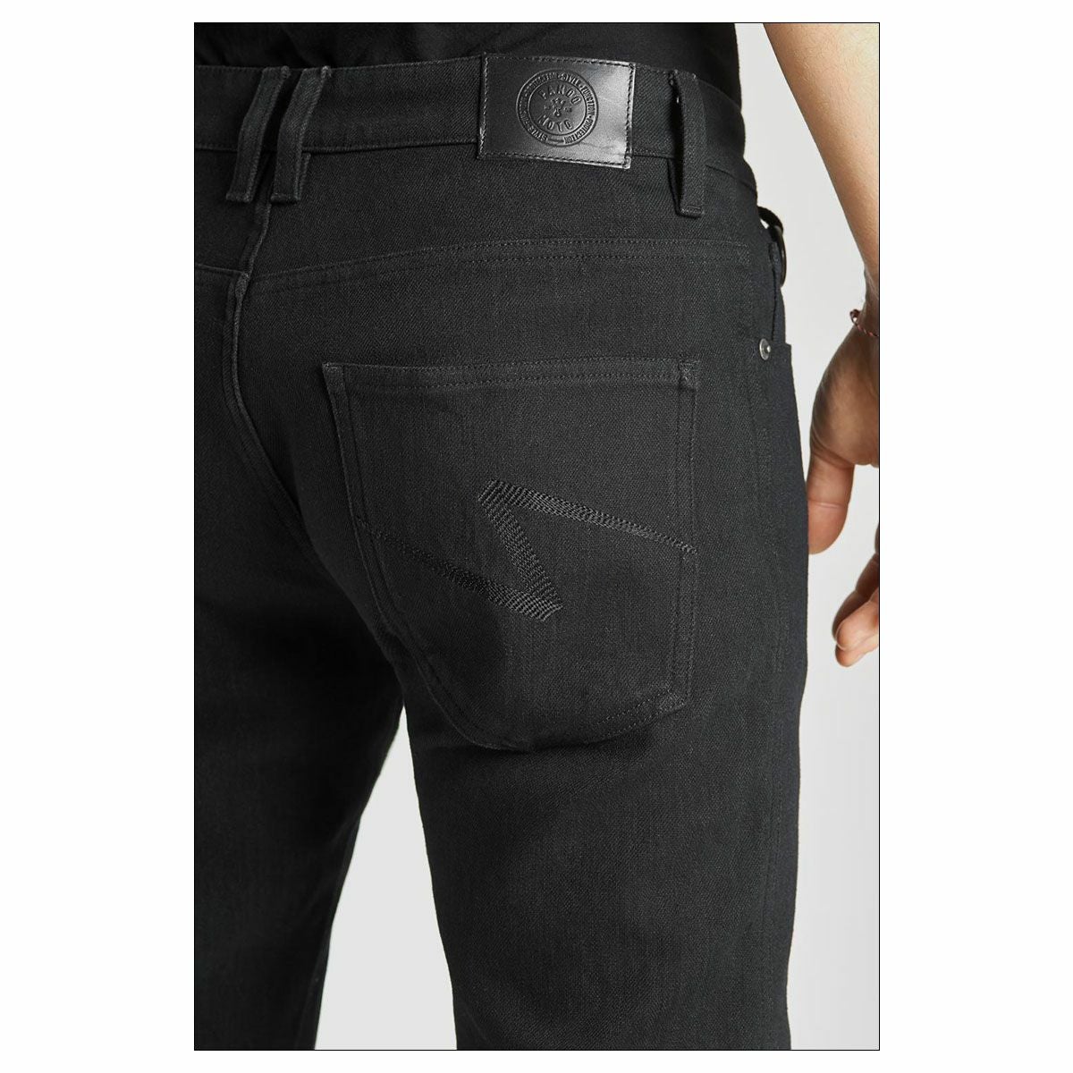 PANDO MOTO｜スチール ブラック 02｜デニム｜ブラック