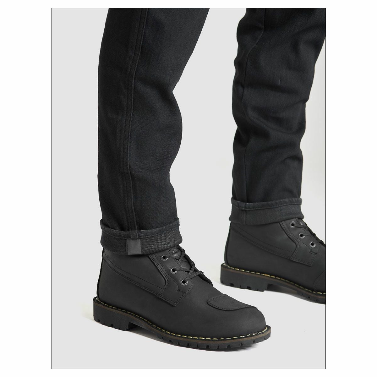 PANDO MOTO｜スチール ブラック 02｜デニム｜ブラック