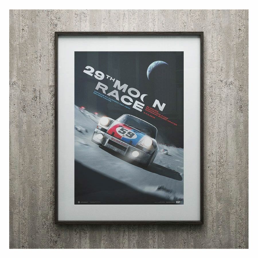 Automobilist｜Porsche 911 Carrera RSR Future 29th Moon Race 2078 コレクターズ エディション ポスター｜