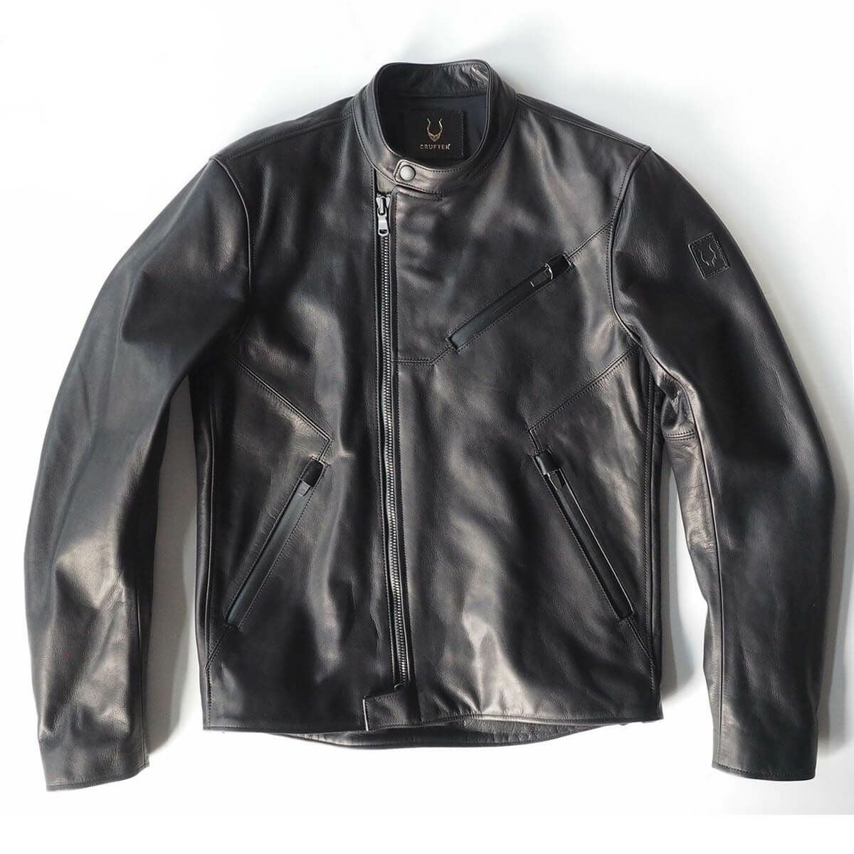 CRUFTER｜CR-MJR2 セミダブル ライダース｜レザー