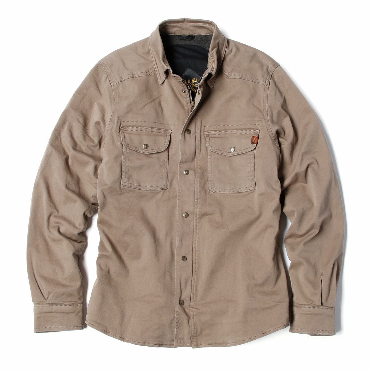 John Doe｜XTM モトシャツ｜ファブリック｜キャメル