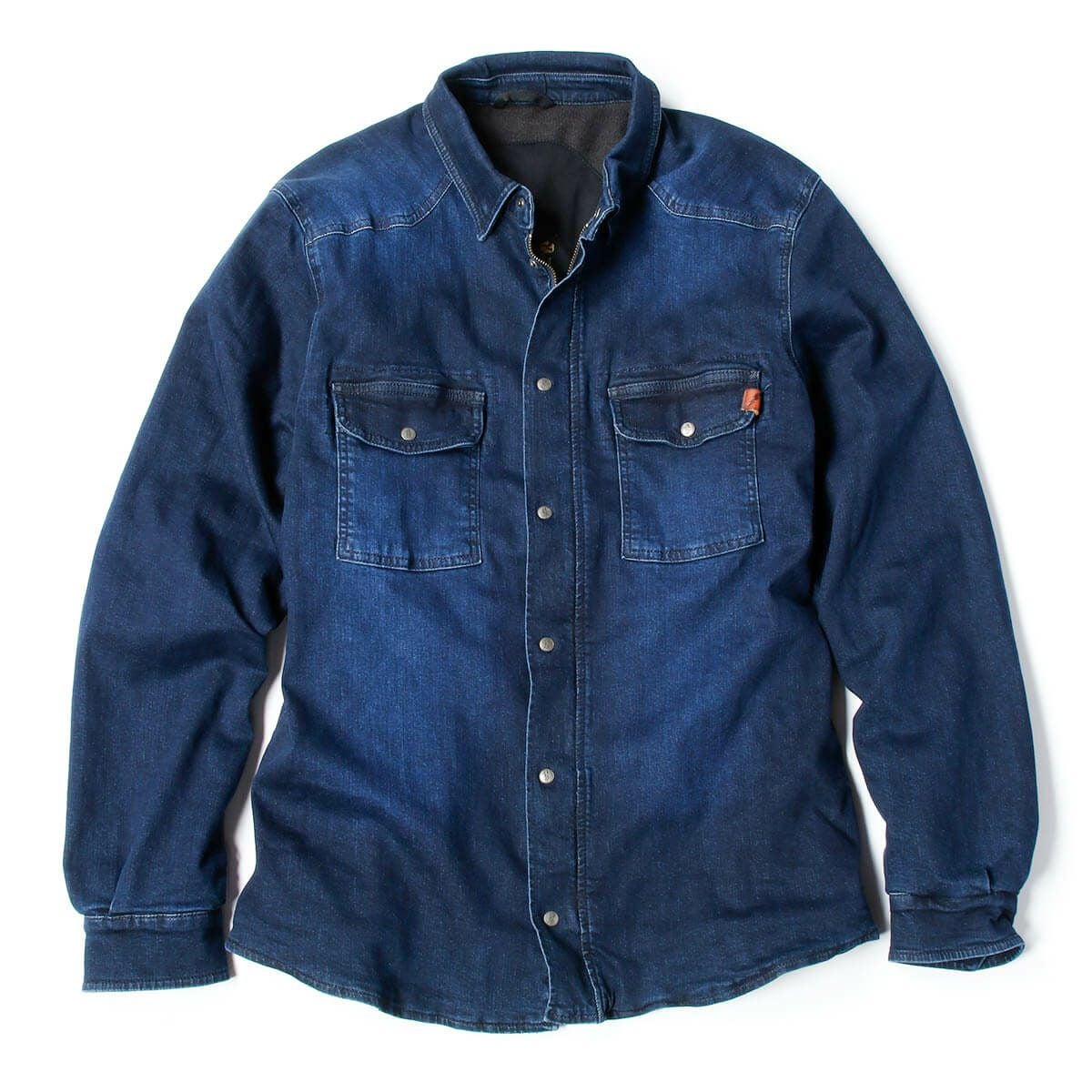 John Doe｜XTM モトシャツ｜ファブリック｜デニムブルー