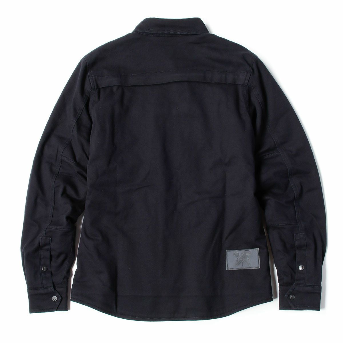 John Doe｜XTM モトシャツ｜ファブリック｜ブラック