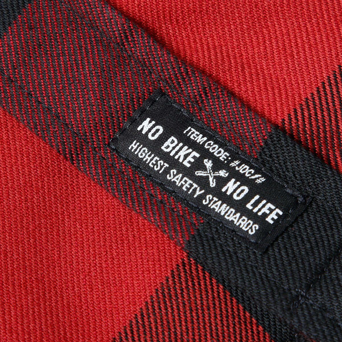 John Doe｜XTM モトシャツ｜ファブリック｜レッド