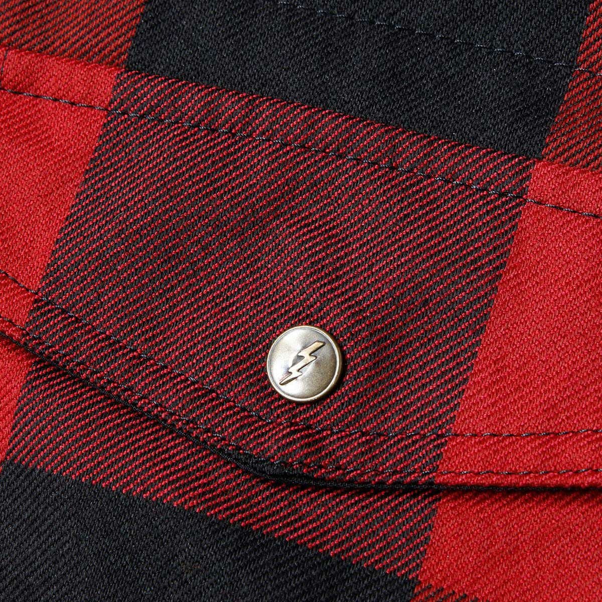 John Doe｜XTM モトシャツ｜ファブリック｜レッド