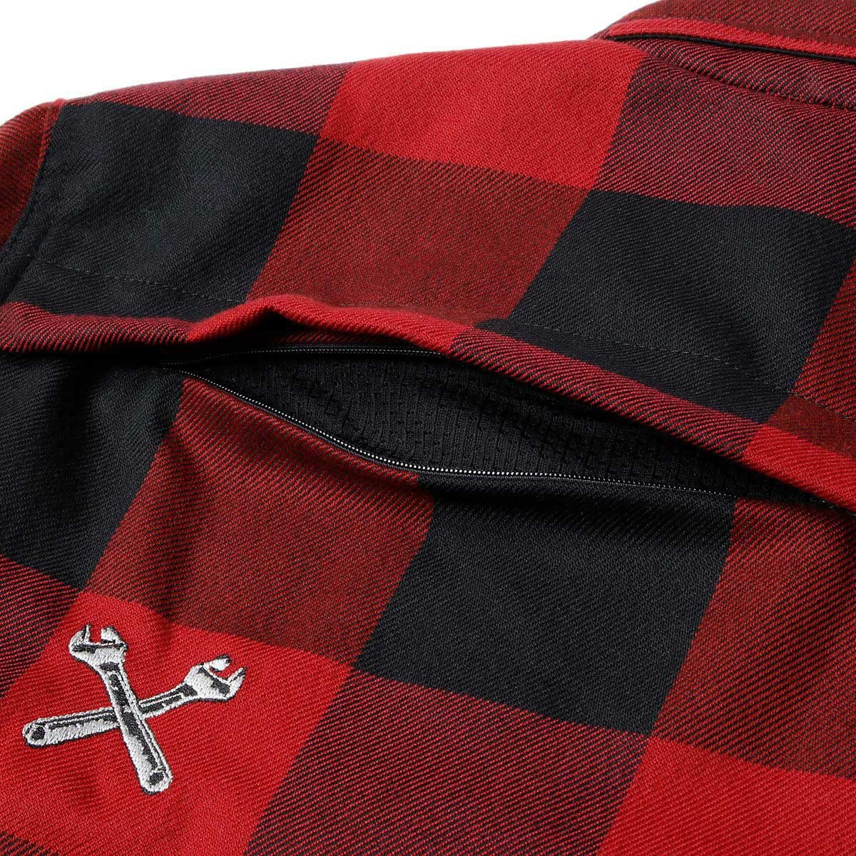 John Doe｜XTM モトシャツ｜ファブリック｜レッド