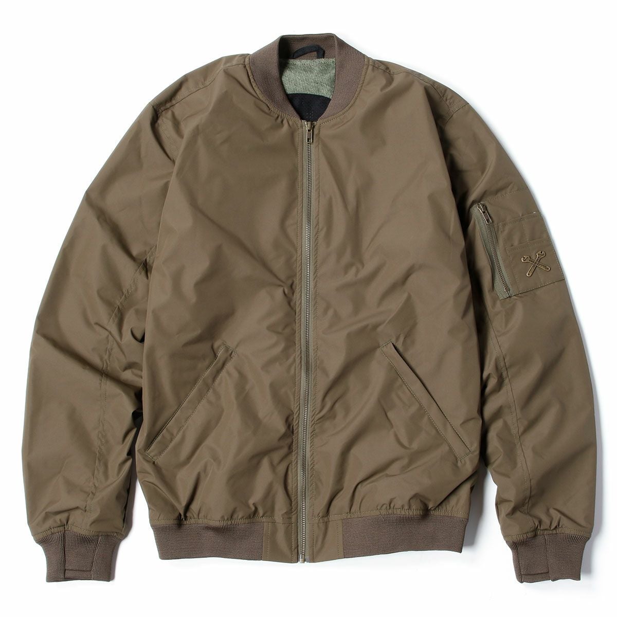 John Doe｜XTM フライトジャケット｜ファブリック｜オリーブ