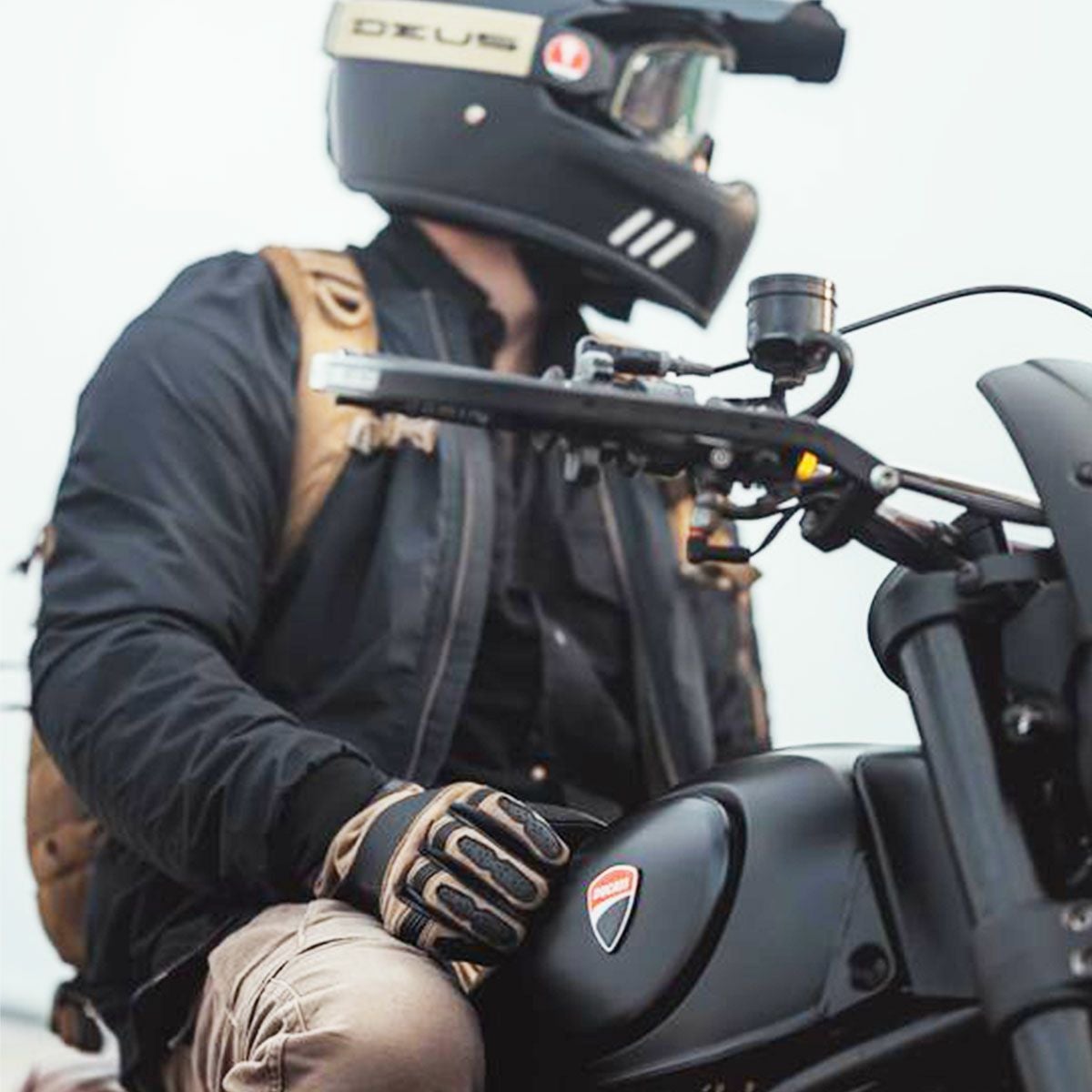 John Doe｜XTM フライトジャケット｜ファブリック｜ブラック｜モデル着用