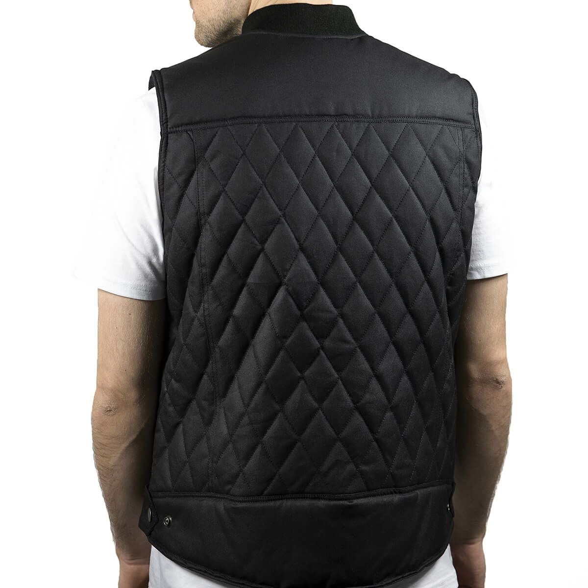 John Doe｜ローライダー ワックスベスト｜ベスト｜ブラック｜モデル着用