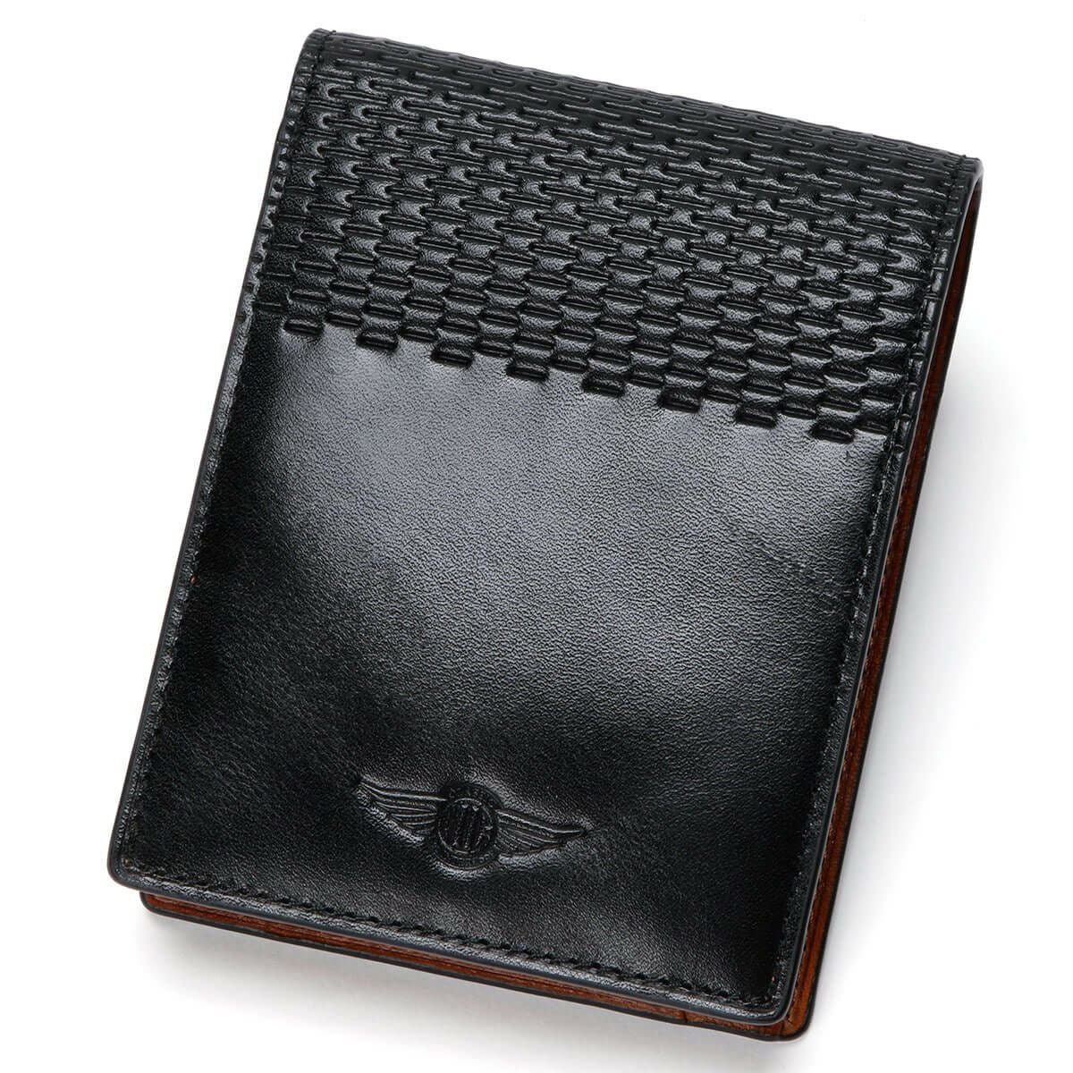 neuinteresse｜ランゲ 二つ折り財布｜ブラック