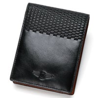 neuinteresse｜ランゲ 二つ折り財布｜ブラック