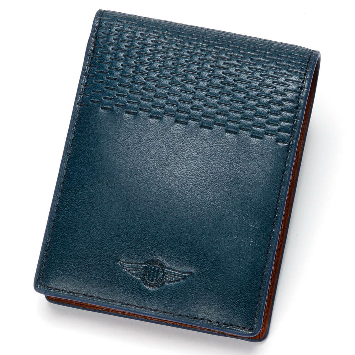 neuinteresse｜ランゲ 二つ折り財布｜ネイビー