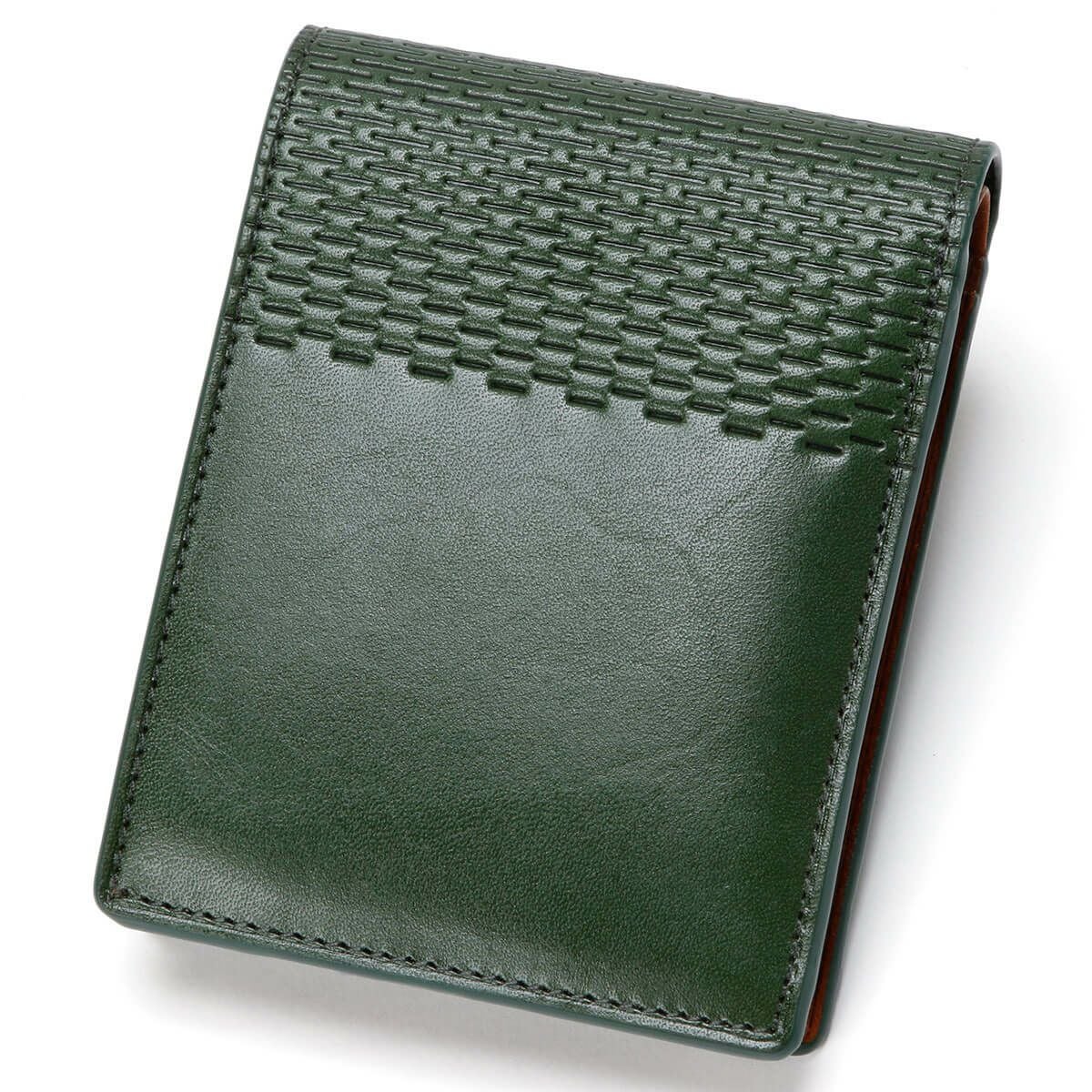 neuinteresse｜ランゲ 二つ折り財布｜グリーン