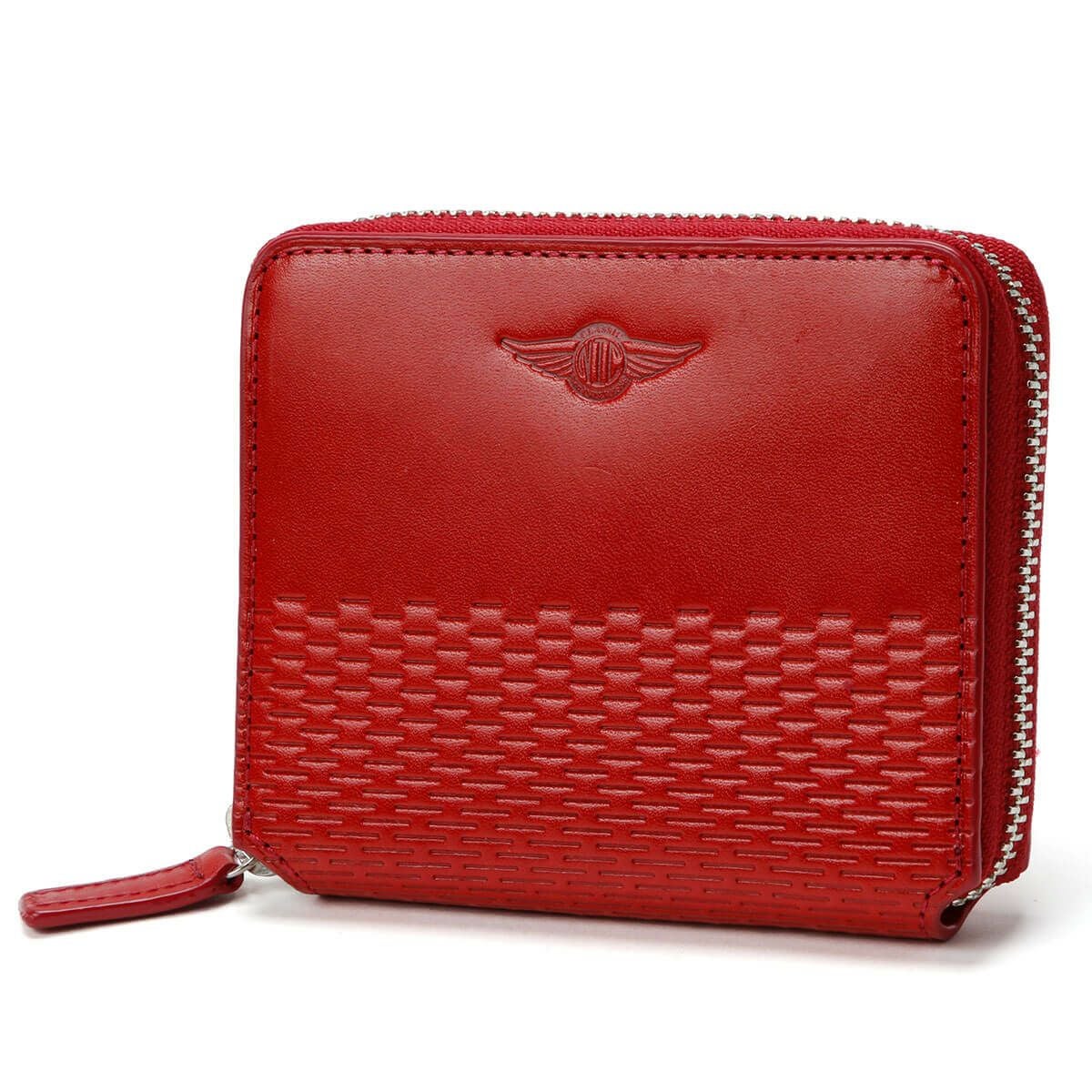 neuinteresse｜ランゲ ジップ財布｜レッド