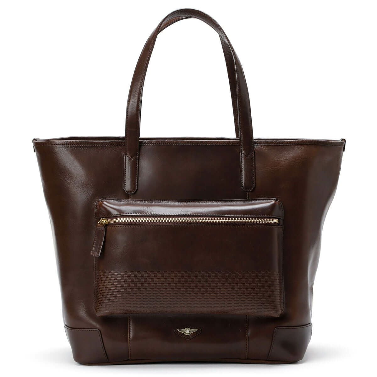 neuinteresse｜ツァイト レザー トートバッグ｜チョコ