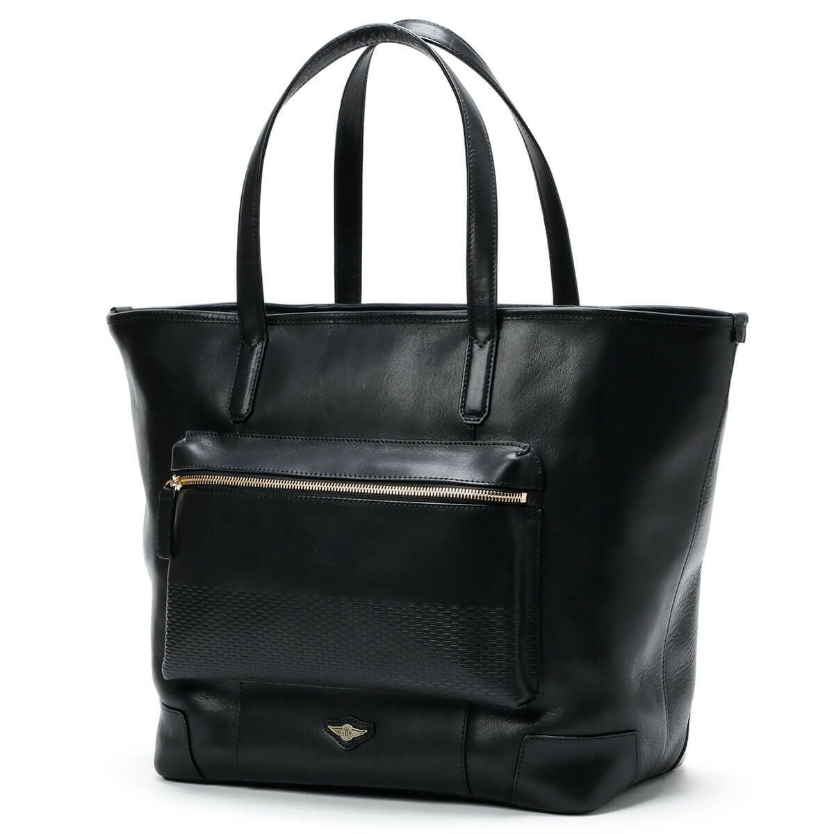 neuinteresse｜ツァイト レザー トートバッグ｜ブラック