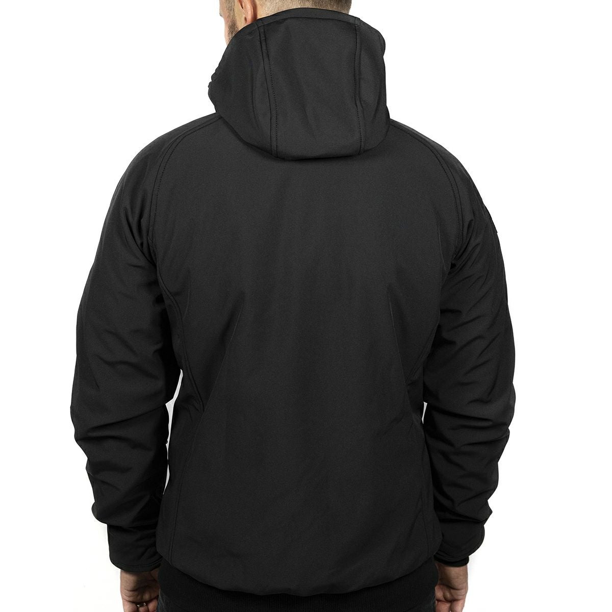 John Doe｜XTM 2in1 ソフトシェル ジャケット｜ファブリック｜ブラック｜モデル着用