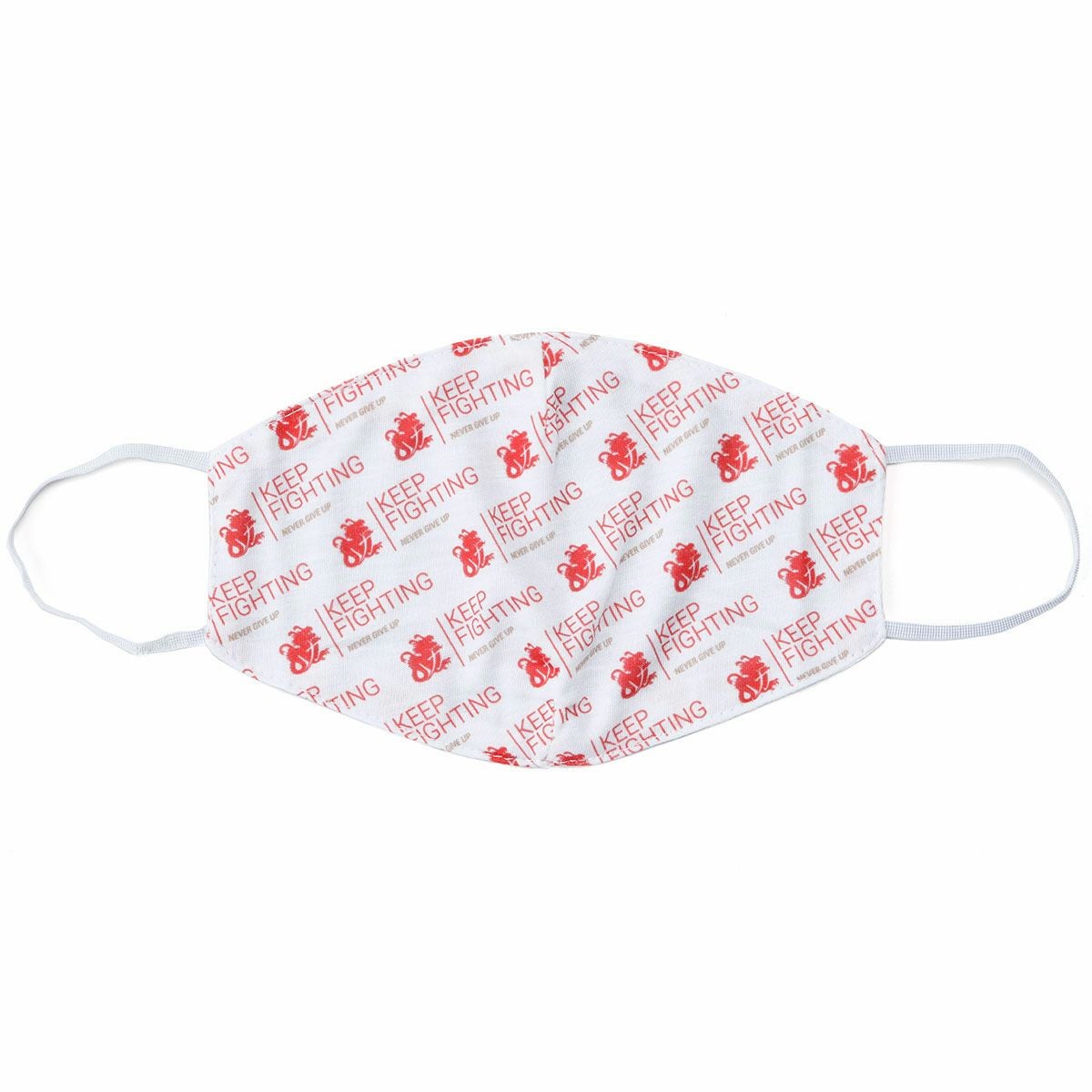 Michael Schumacher｜Keep Fighting フェイスマスク｜ホワイト×レッド
