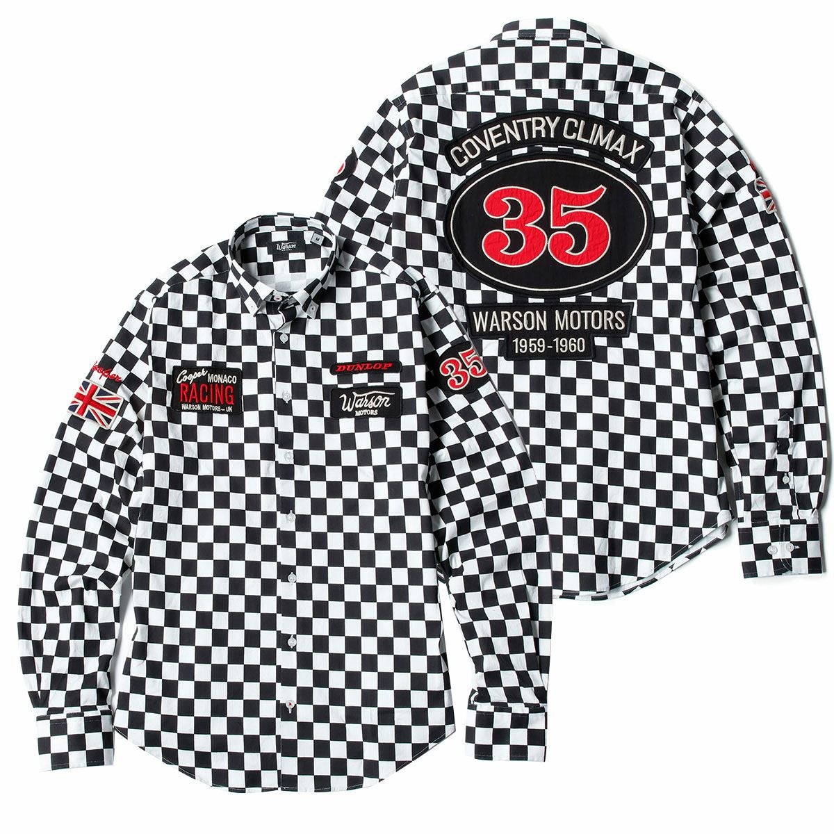 Warson Motors｜クーパーモナコ チェッカード シャツ｜