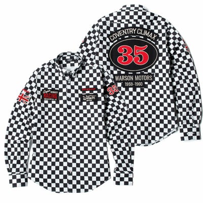 Warson Motors｜クーパーモナコ チェッカード シャツ｜