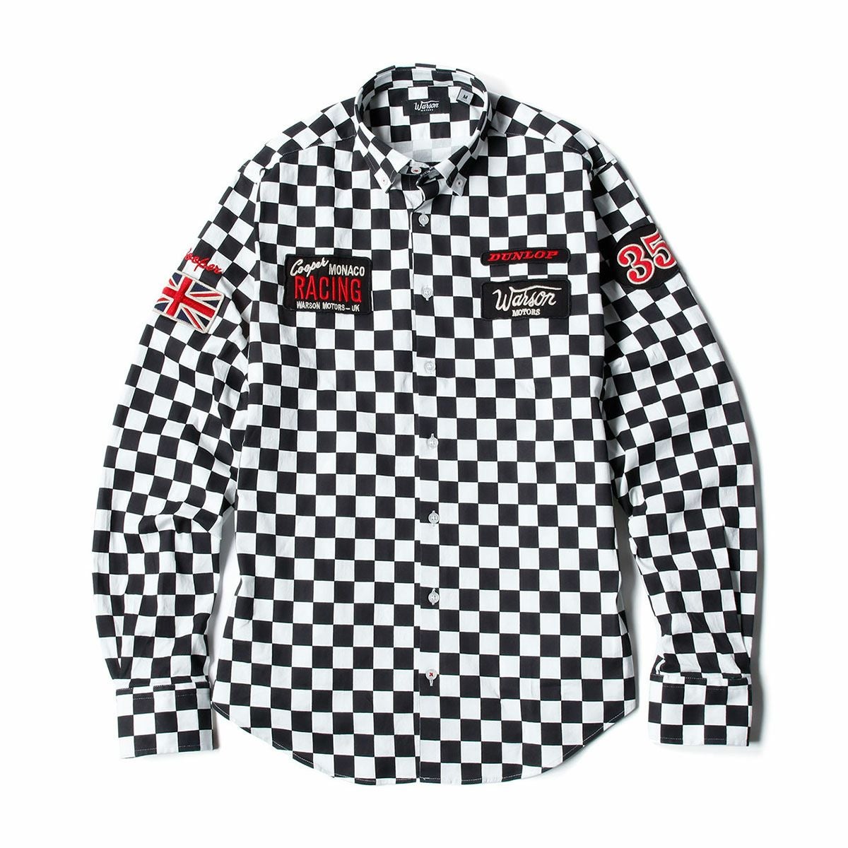 Warson Motors｜クーパーモナコ チェッカード シャツ｜