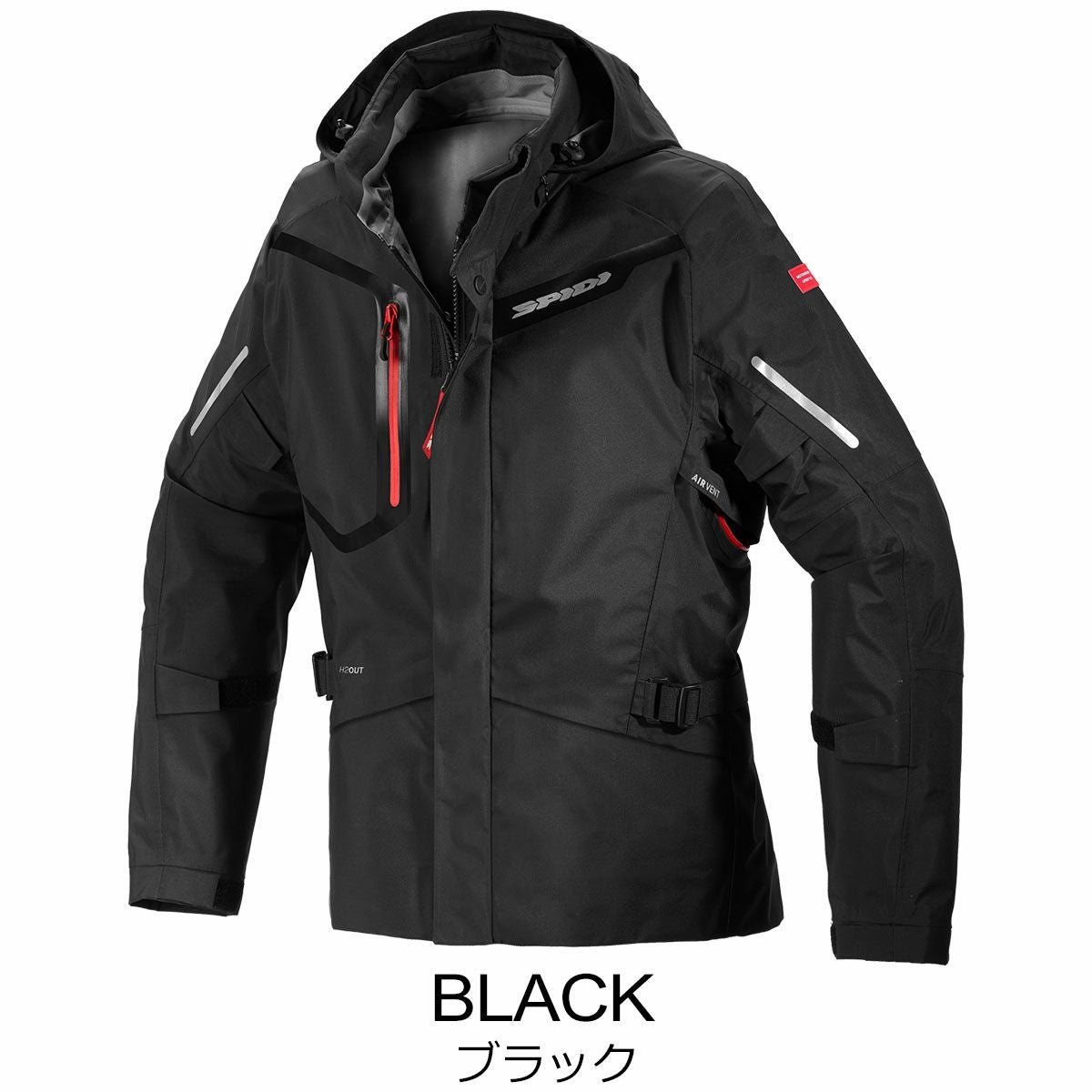 SPIDI｜ミッション-T シールド ジャケット｜ファブリック｜ブラック