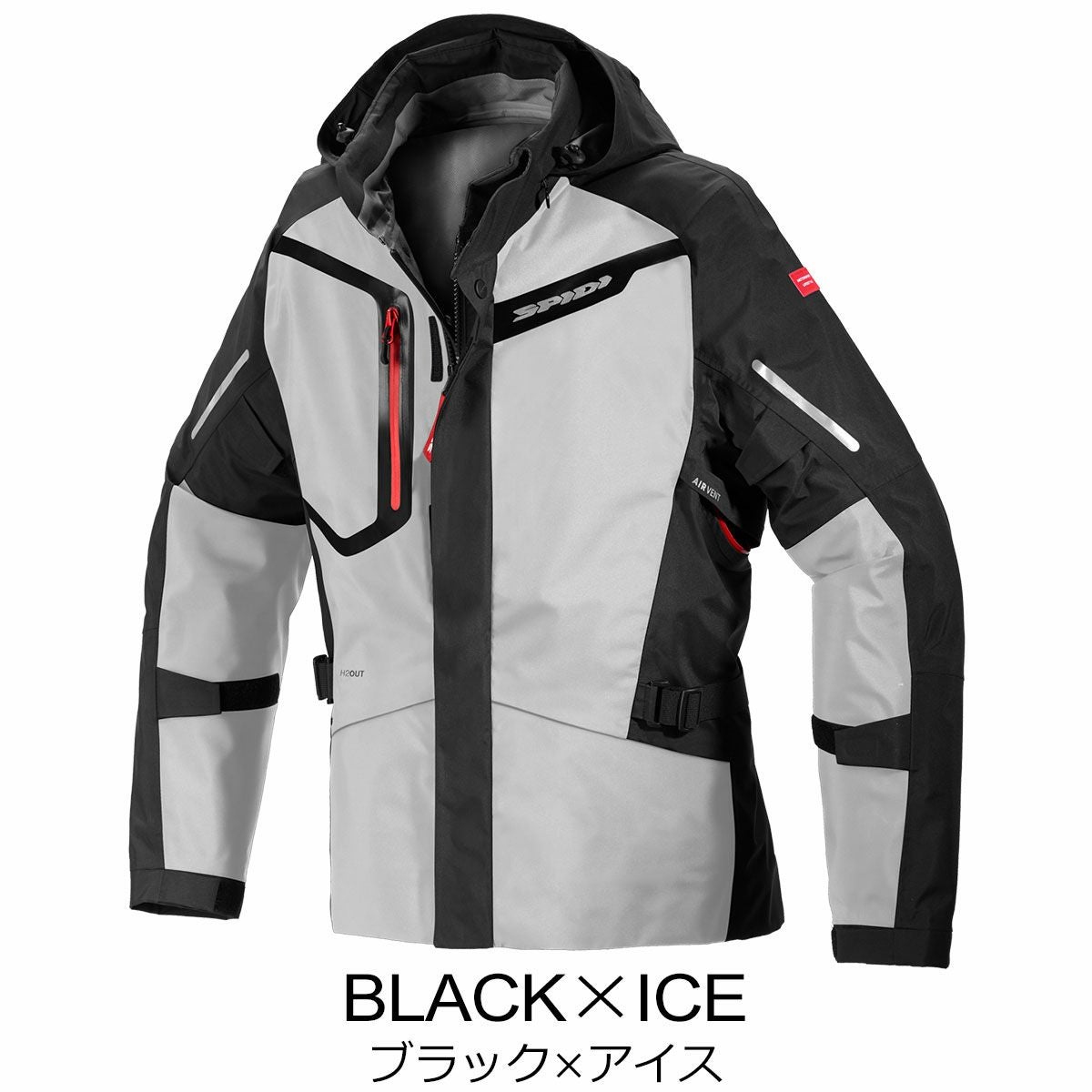 SPIDI｜ミッション-T シールド ジャケット｜ファブリック｜ブラック×アイス
