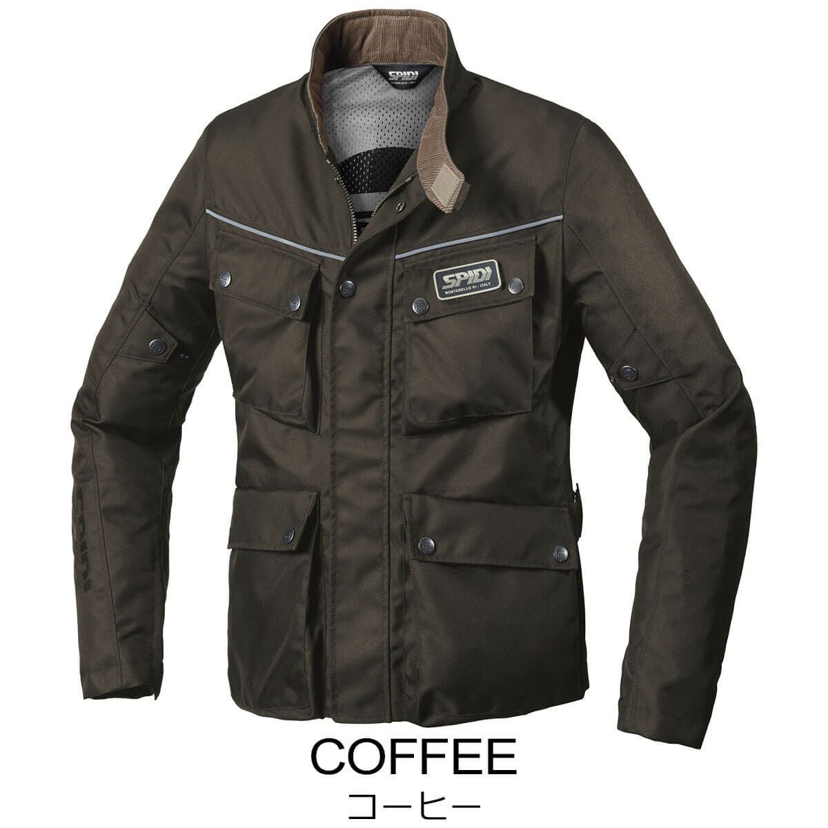 SPIDI｜オリジナル エンデューロ ジャケット｜ファブリック｜コーヒー
