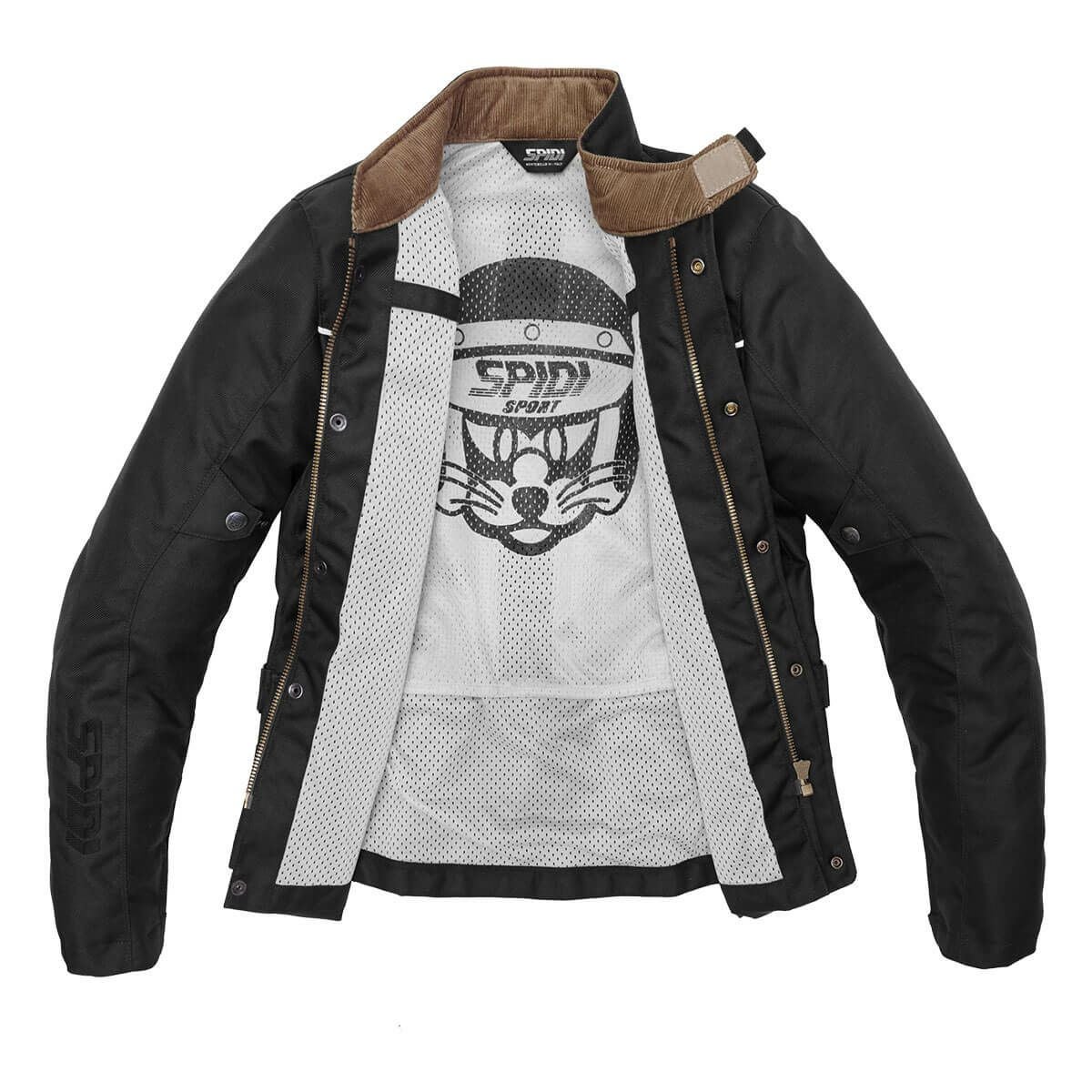 SPIDI｜オリジナル エンデューロ ジャケット｜ファブリック｜ブラック