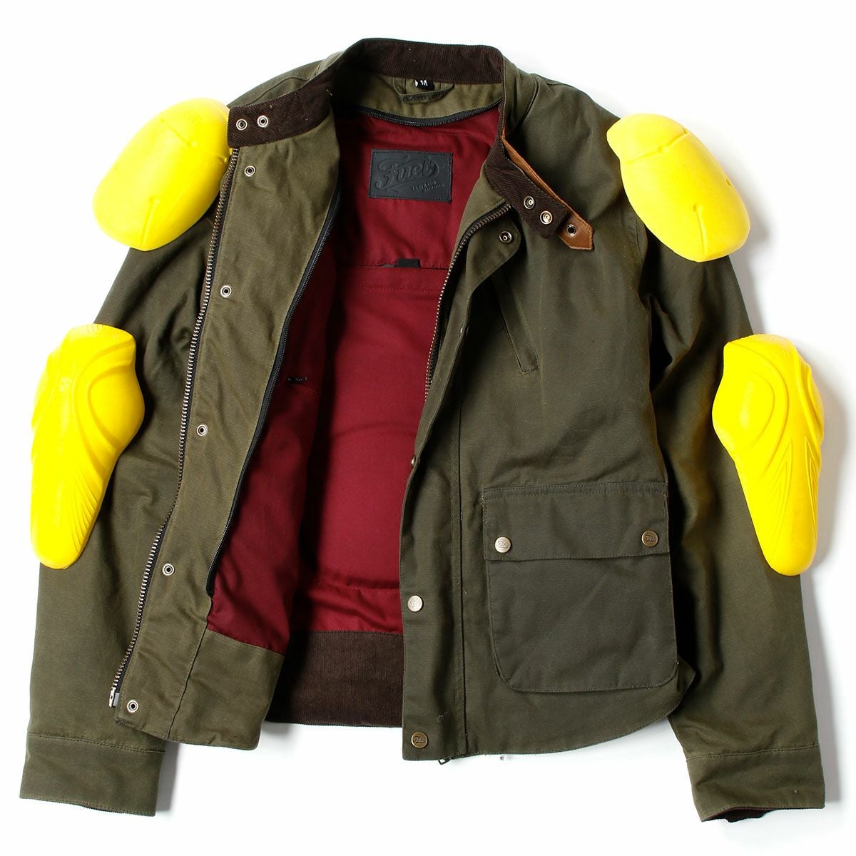 Fuel Motorcycles｜ディヴィジョン 2 ジャケット｜ファブリック｜グリーン