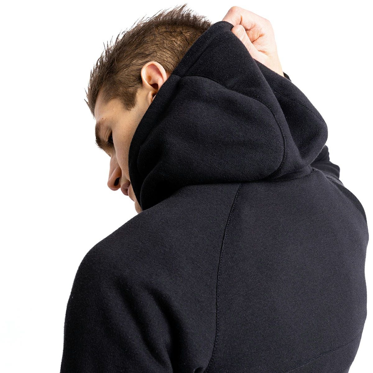 John Doe｜XTM フーディー V2｜ファブリック｜ブラック｜モデル着用