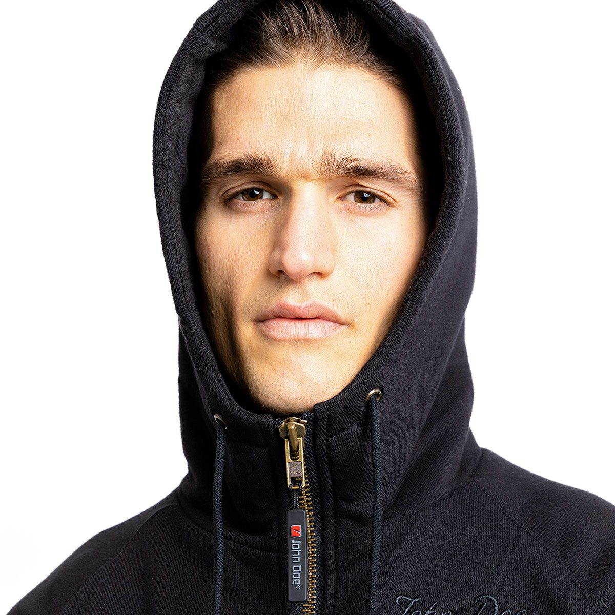 John Doe｜XTM フーディー V2｜ファブリック｜ブラック｜モデル着用