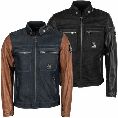 helstons｜ウィンストン コットン レザージャケット｜ファブリック