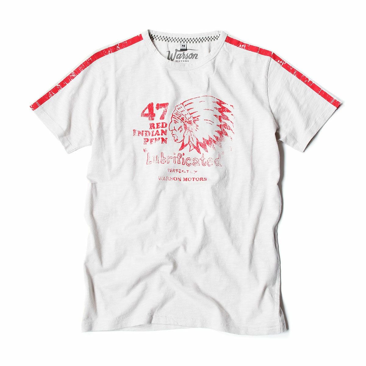 Warson Motors｜インディアン Tシャツ｜グレー