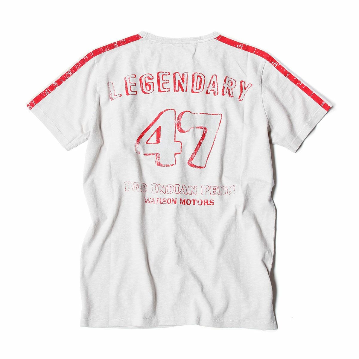 Warson Motors｜インディアン Tシャツ｜グレー