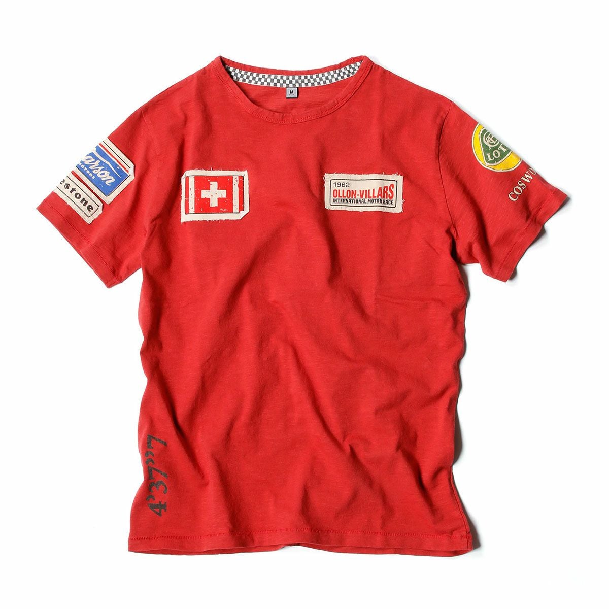 Warson Motors｜オロン ヴィラール 1962 シフェール Tシャツ｜レッド