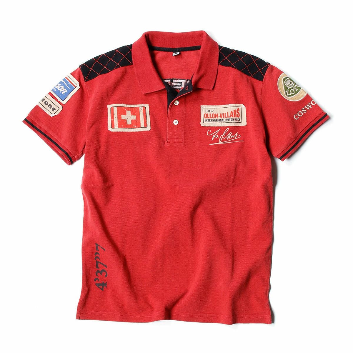 Warson Motors｜オロン ヴィラール 1962 シフェール ポロ｜ポロシャツ｜レッド