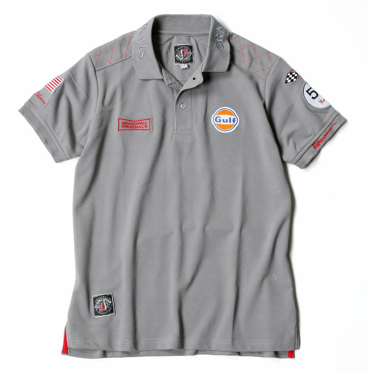 GULF｜M.ディレイニー ポロ｜ポロシャツ｜グレー